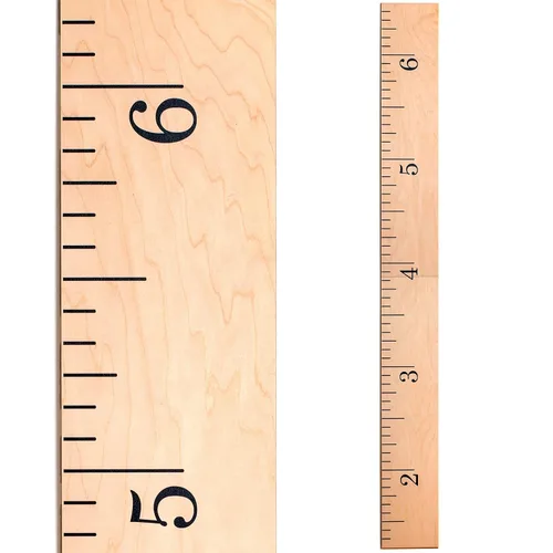 Vista 13 de Headwaters Studio Tabla de crecimiento de madera – Tabla de altura para niños, medida de pared para niños, tabla de altura para pared, regla