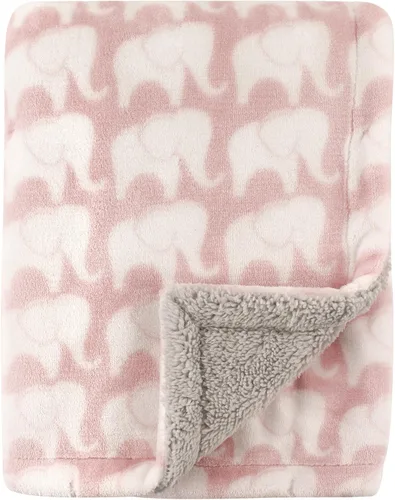 Vista 15 de Hudson Baby Manta unisex de felpa de visón y sherpa para bebé, abstracta, talla única Abstracto