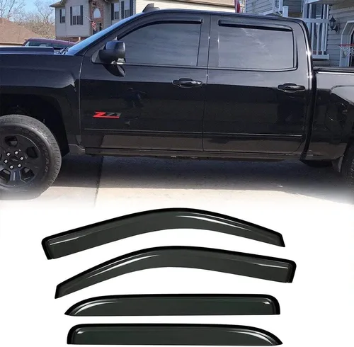 Vista 12 de Protectores de lluvia cromados para ventana GMC Terrain 94167Y 2010-2017