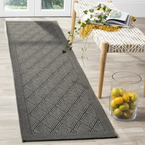 Vista 7 de SAFAVIEH Palm Beach Collection - Alfombra decorativa de 2 x 3 pies, diseño de ceniza, sisal y yute, ideal para zonas de alto tráfico en entrada