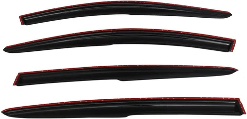 Vista 5 de Viseras de ventana compatibles con Honda HRV HR-V 2016-2022, protectores de lluvia acrílicos JDM ahumados por IKON MOTORSPORTS, 2017, 2018, 2019