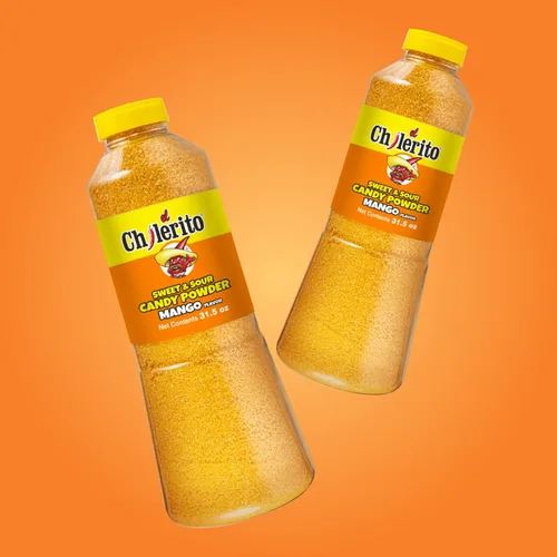Vista 7 de EL CHILERITO Caramelo en polvo sabor a mango Chamoy 31.75 oz/ 31.5 onzas líquidas - Para dulces, aperitivos, pasteles, bebidas y cócteles - Para