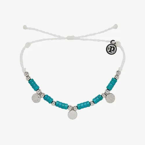 Vista 2 de Pura Vida Paquete de pulseras de neón con letras del alfabeto y rosario, juego de 3 pulseras apilables para mujer, accesorios de verano y pulseras