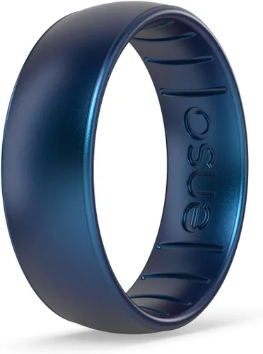Vista 18 de Enso Rings - Anillo de silicona Classic Elements Fabricado en los Estados Unidos Cómodo, transpirable y seguro