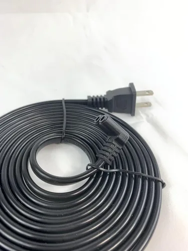 Vista 2 de Cable de alimentación OMNIHIL de 90 grados y 10 pies de CA compatible con radio Tivoli Audio M1BTSLC Model One
