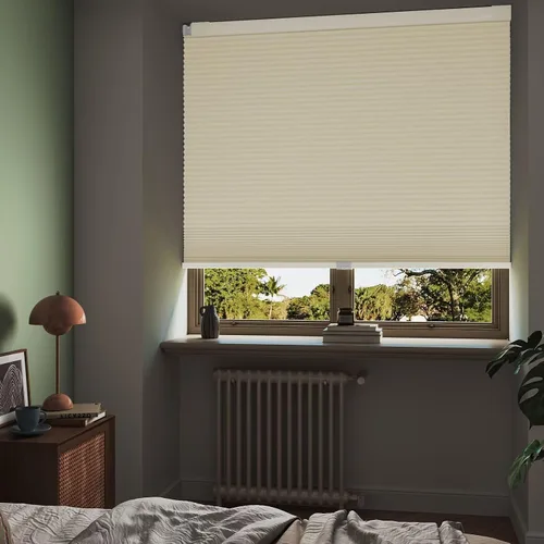 Vista 4 de MYshade - Persianas celulares sin taladro y sin herramientas, persianas de nido de abeja opacas y sin cordones para ventanas interiores, persianas