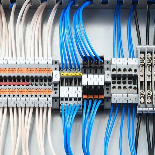 Vista 6 de uxcell 6 filas dobles 600V 60A Bloque de barrera de alambre Tira de terminales TBC-6006
