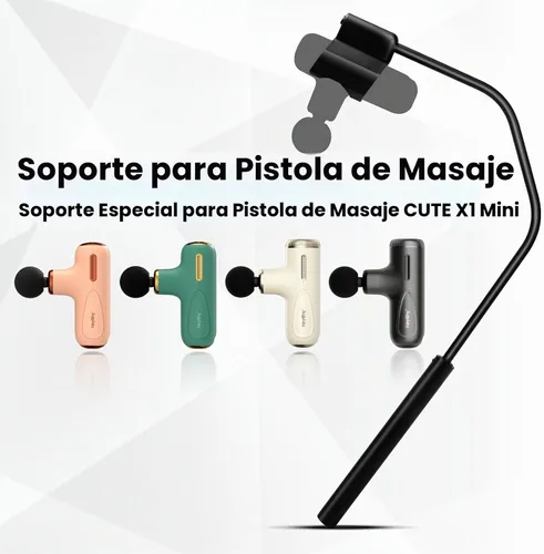 Vista 2 de HEYCHY Soporte para Pistola de Masaje para la Espalda, Compatible con la Mayoría de Pistolas de Masaje Súper Mini, para Áreas de Difícil Acceso
