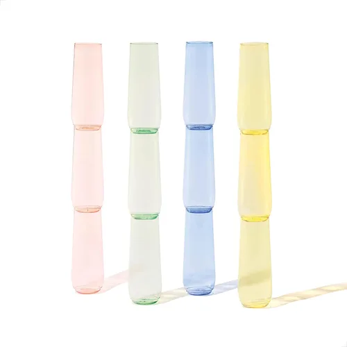 Vista 9 de TOSSWARE POP - Flauta de 9 onzas, calidad premium, reciclable, irrompible y cristalina, copas de champán de plástico transparente, 12