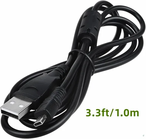 Vista 2 de Cable USB de repuesto de 3.3 pies para cámara Panasonic Lumix DMC-FZ25 DMC-FZ20 DMC-FZ7 DMC-FZ6