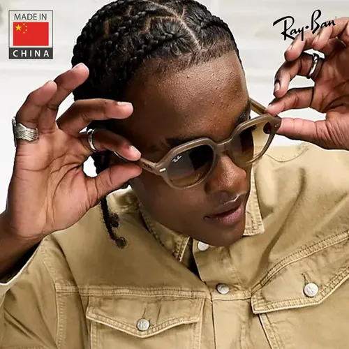 Vista 7 de Ray-Ban RB4399 GINA - Gafas de sol de forma cuadrada con kit oficial de gafas