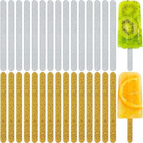 Vista 18 de 30 palitos acrílicos reutilizables para tartas, moldes para tartas, espejos, palitos de helado, molde para tartas para el hogar, pasteles, dulces