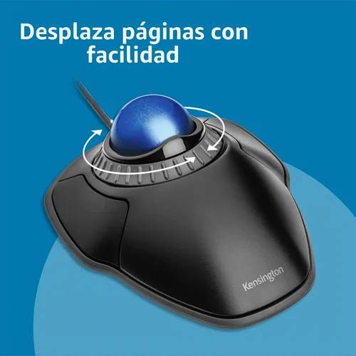 Vista 4 de Kensington Orbit Trackball Mouse con anillo de desplazamiento (K72337US), 4 1/2X5 1/2X2