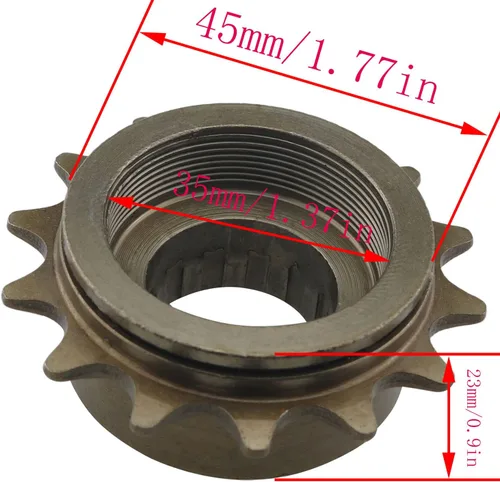 Vista 2 de CHENJIN Acero Bicicleta Carretera Rueda Libre Bronce 14T Dientes 34MM Rueda Libre Rueda Libre Rueda Volante Accesorio Bicicleta