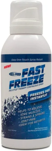 Vista 3 de Fast Freeze Terapia refrescante para aliviar el dolor totalmente natural: spray continuo, 4 onzas líquidas