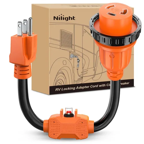 Vista 46 de Nilight Cable adaptador de secadora de 30 amperios a 30 amperios calibre 10 10-30P a 14-30R con cable de tierra