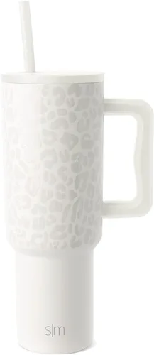 Vista 12 de Simple Modern Fortnite - Vaso de 1,2 l con asa y tapa con pajita, botella de agua reutilizable de acero inoxidable aislada, colección Trek, 40oz