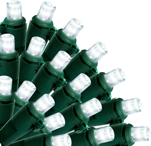Vista 9 de Brite Star Mini luces LED micro de 50 litros, verde, cable verde