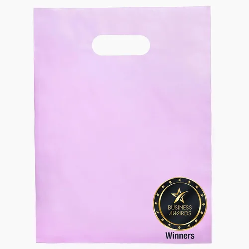Vista 23 de Choice Marts Bolsas de mercancía 100 negras 9"x12" Tamaño 1.5Mil de grosor con asas Glossy Black Retail Bags. Convenient Carry Handles. Ideal For