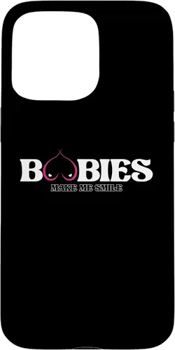 Vista 9 de iPhone 11 Funny Boobies Make Me Smiles Funda de humor para adultos