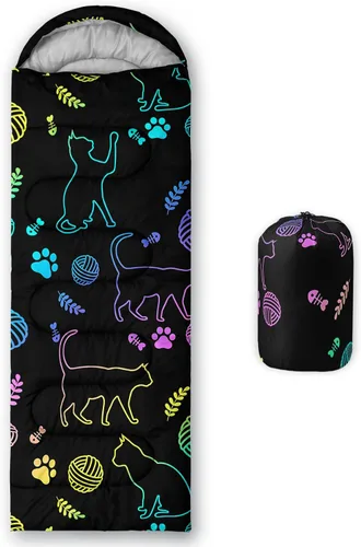 Vista 38 de Axolotl Saco de Dormir de Unicornio para Niños y Niñas – Sacos de Dormir Ligeros Cálidos para Clima Frío, Saco de Dormir Portátil Impermeable