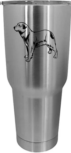 Vista 556 de Cairn Terrier - Vaso grabado con temática de perro, 30 onzas