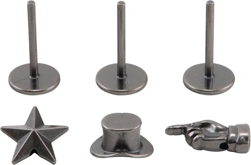 Vista 5 de Idea-Ology - Adornos de metal (3 unidades), soportes para figuras