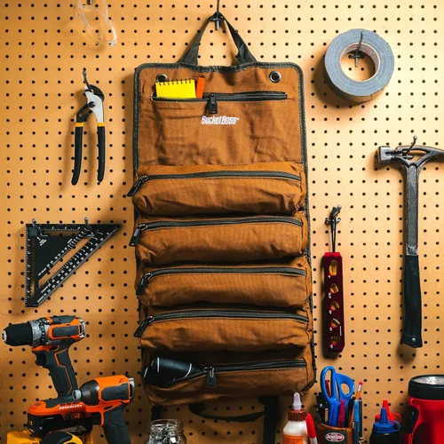 Vista 11 de Bucket Boss - Super Roll, bolsas de herramientas - Serie original (74004), marrón