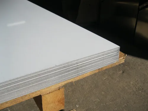 Vista 3 de Placa de chapa de aluminio aleación plana 1/8 "(.125) x 4 pies de largo x 2 pies de ancho 5052 H32 con película protectora 48 pulgadas x 24 pulgadas