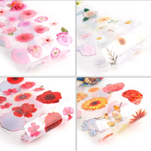 Vista 11 de Calcomanías de transferencia de papel de uñas de Navidad, 10 hojas de calcomanías de arte de uñas de Navidad, calcomanías de invierno, Papá Noel