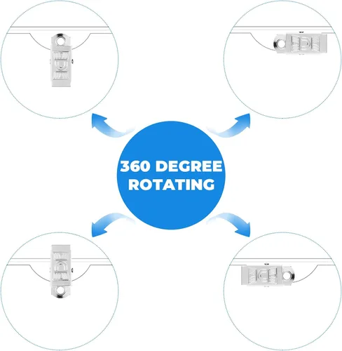 Vista 5 de Eaasty Etiquetas de nombre con clips e insertos imprimibles con clip, insignias de identificación transparentes personalizables con clips, PVC