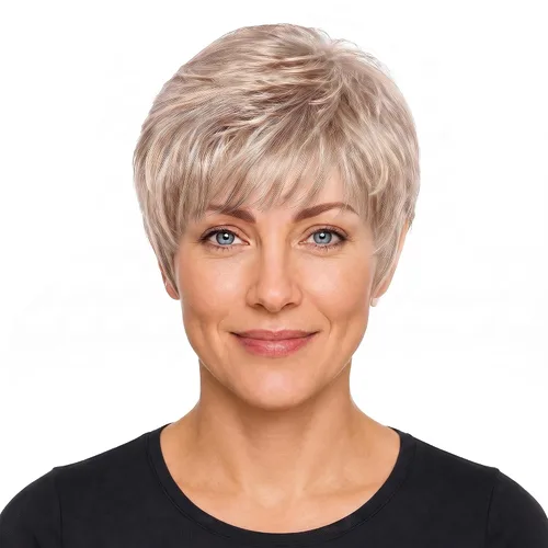 Vista 9 de Raquel Welch Winner Pixie Wig SS8/25 - Peluca transpirable y cómoda con memoria, peluca lista para usar todos los días, aspecto natural, fibras