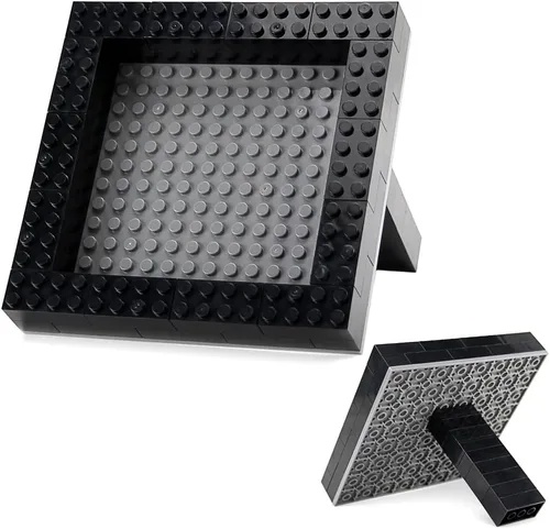 Vista 3 de 100 piezas 2 x 4 Ladrillos Piezas Negras Partes Clásico Juego Creativo Bloques de Construcción Juego de Partes Accesorios de Juguete Compatibles