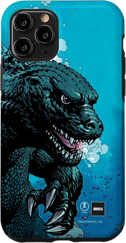 Vista 28 de Funda para iPhone 14 Godzilla Comic Art "Reef