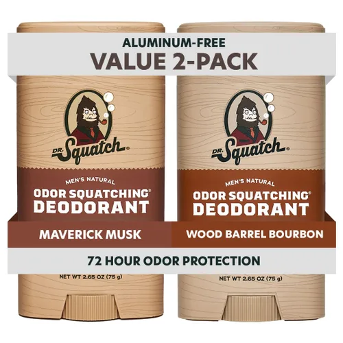 Vista 23 de Dr. Squatch Desodorante natural para hombres, sin aluminio, Summer Citrus + Cool Fresh Aloe, 2.65 oz, 2