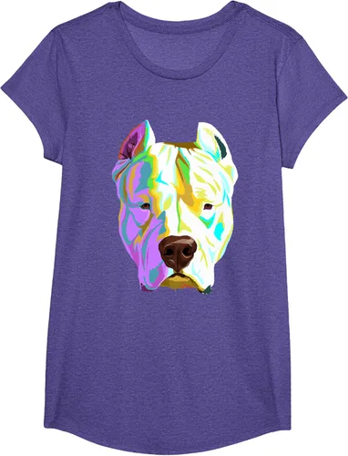 Vista 65 de Colorida camiseta Dogo Argentino, Negro, S