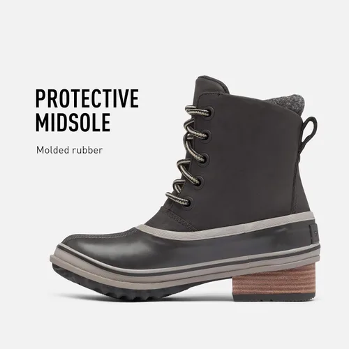 Vista 4 de Sorel Encaje Slimpack III para mujer, lluvia y nieve, resistente al agua, Nieve