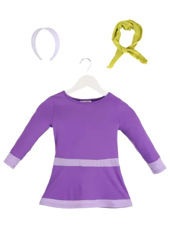 Vista 5 de Disfraz Infantil de Daphne de Scooby-Doo Multicolor