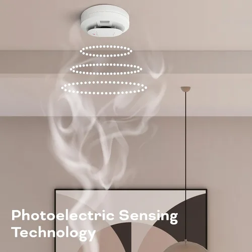 Vista 5 de Kidde Detector de humo y monóxido de carbono cableado, batería de reserva AA, alertas de voz, interconectables, indicadores de luz de advertencia