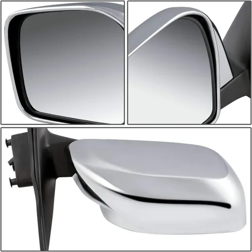 Vista 6 de Auto Dynasty TO1320159 TO1321159 Par de espejos retrovisores de puerta de visión lateral estilo OE compatible con Toyota Tacoma 01-04