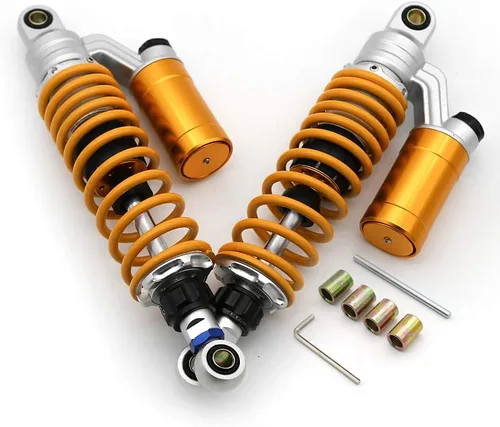 Vista 4 de F FXCNC Racing - Amortiguador trasero de 12.59 pulgadas, carga de suspensión para ATV, Go Kart, Quad Dirt Sport Bikes (Monkey Bike Z125 2018-2020)