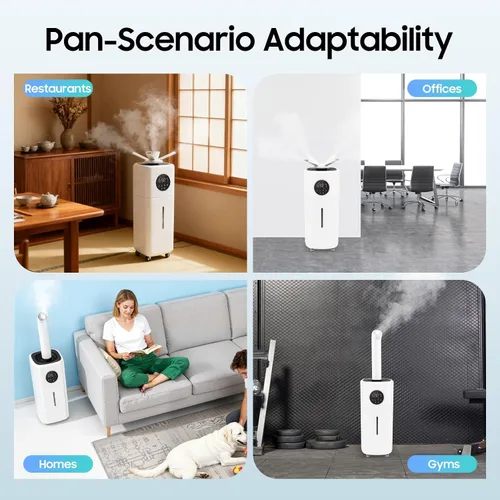 Vista 7 de Humidificador grande de 21L para el hogar de 3000 pies cuadrados, humidificador ultrasónico para toda la casa de 5.5 galones con 3 niveles