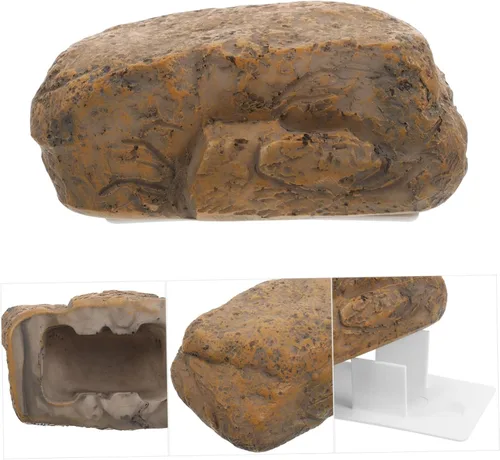 Vista 7 de jojofuny Hidden Key Holder outside Fake Rock for Key Hider Large Outdoor Storage