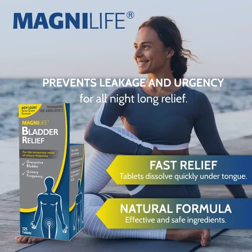 Vista 2 de MagniLife Alivio de la vejiga, alivio de acción rápida para la vejiga hiperactiva, ayuda a reducir la frecuencia de la micción y la prevención