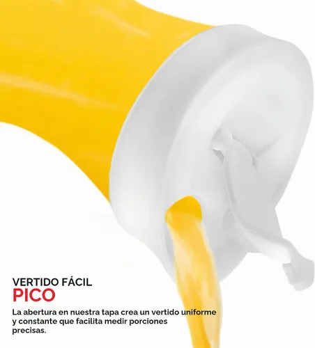 Vista 4 de Jarra de jugo de plástico con tapas (juego de 2) jarras de 32 onzas para barra de mimosa, jarra de bebidas con tapa, botella de agua, recipiente
