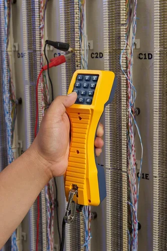 Vista 3 de Equipo de comprobación telefónica TS19 de Fluke Networks, gris, 1
