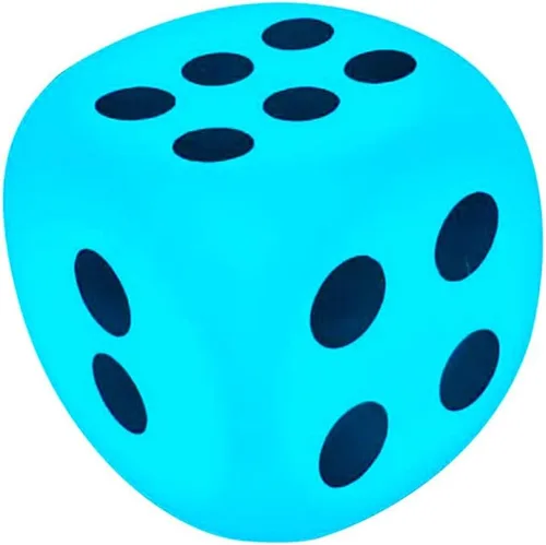 Vista 2 de Dados electrónicos del juego del LED con 7 colores cambiantes, 5pcs
