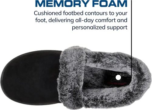 Vista 2 de Skechers Pantuflas demasiado acogedoras para mujer
