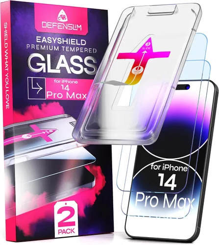 Vista 29 de Defenslim Protector de pantalla para iPhone XS Max (paquete de 2), kit de instalación de fácil alineación automática, vidrio templado de 6.5