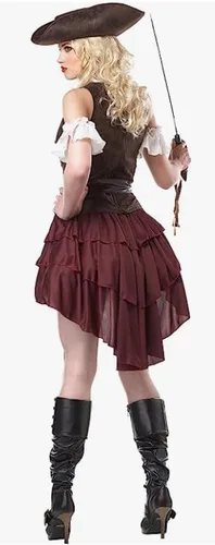 Vista 3 de Sexy Swashbuckler Captain Costume